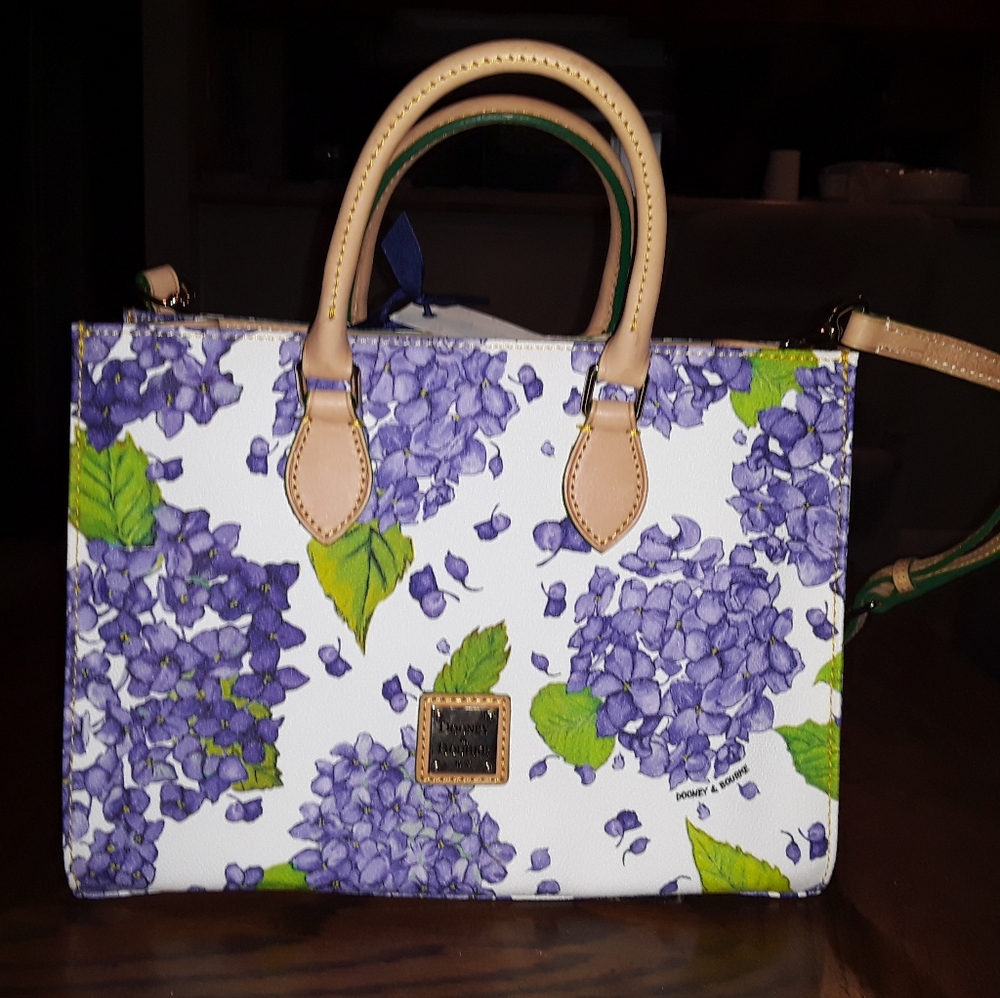 Dooney & Bourke Purple Floral Handbag